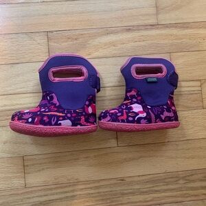 Bogs Purple and Pink Boots for Stylish Adventures